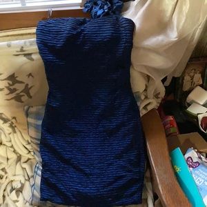 Blue homecoming dress